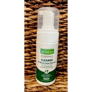 Medline Remedy Cleanse UNSCENTED No-Rinse Foam Cleanser Hair & Skin 4oz Pump NEW